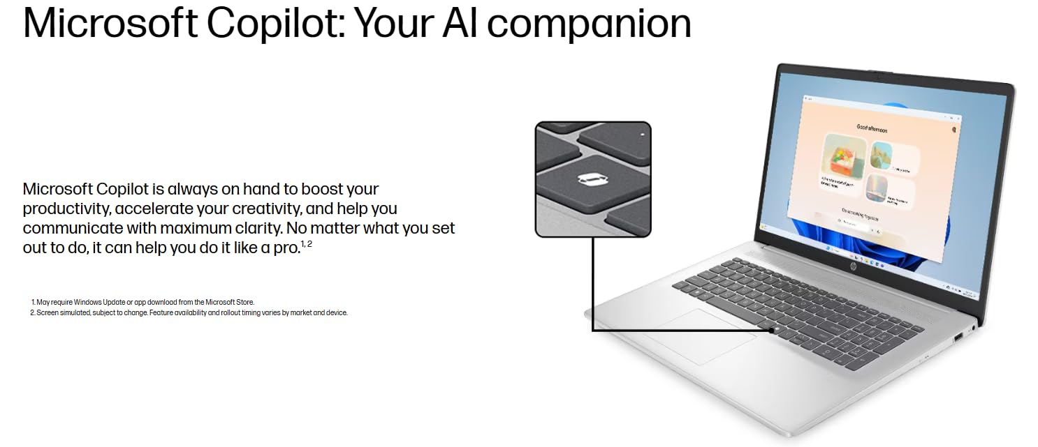 Amazon.co.jp: HP 17.3インチ AI ノートパソコン、Intel Core Ultra 7